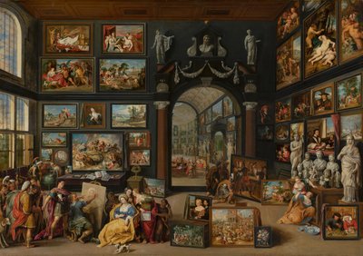 Apelles Painting Campaspe, c.1630 by Willem van II Haecht